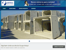 Tablet Screenshot of grupoartsul.com.br